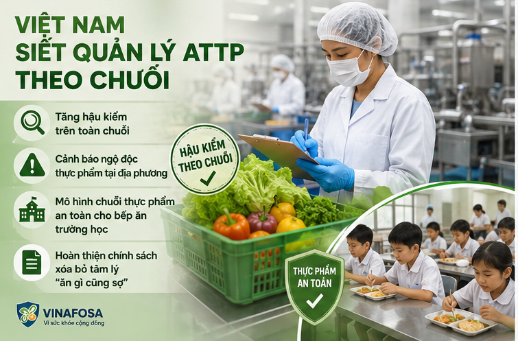Điểm tin ATTP 09/07/2026 do VINAFOSA tổng hợp, tập trung vào các diễn biến nổi bật trong nước và quốc tế về quản lý an toàn thực phẩm.