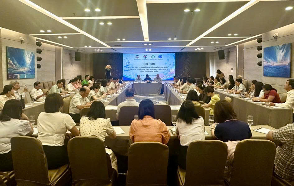 VINAFOSA phối hợp Bộ Tư pháp và Sở Y tế Đà Nẵng tổ chức hội nghị tháo gỡ vướng mắc pháp lý về an toàn thực phẩm, hỗ trợ doanh nghiệp nâng cao năng lực tuân thủ.