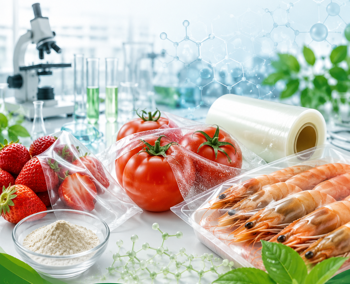 Ứng dụng Chitosan trong bảo quản thực phẩm và bao bì sinh học