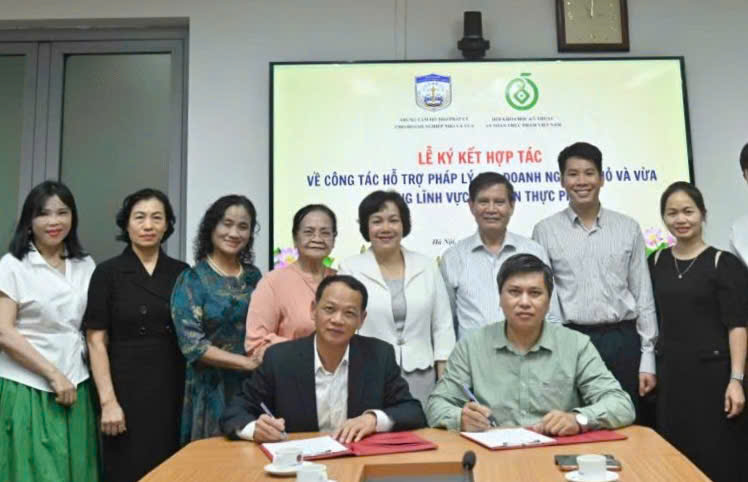 VINAFOSA ký kết hỗ trợ pháp lý cho doanh nghiệp nhỏ và vừa trong lĩnh vực an toàn thực phẩm