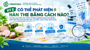 Phát hiện Hàn the có thể được bằng cảm quan, test nhanh và kiểm nghiệm phòng thí nghiệm. Tìm hiểu cách phát hiện và hiểu đúng kết quả xét nghiệm hàn the.