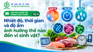 Nhiệt độ, thời gian và độ ẩm ảnh hưởng thế nào đến vi sinh thực phẩm? Hiểu đúng để kiểm soát mối nguy vi sinh và bảo đảm ATTP.