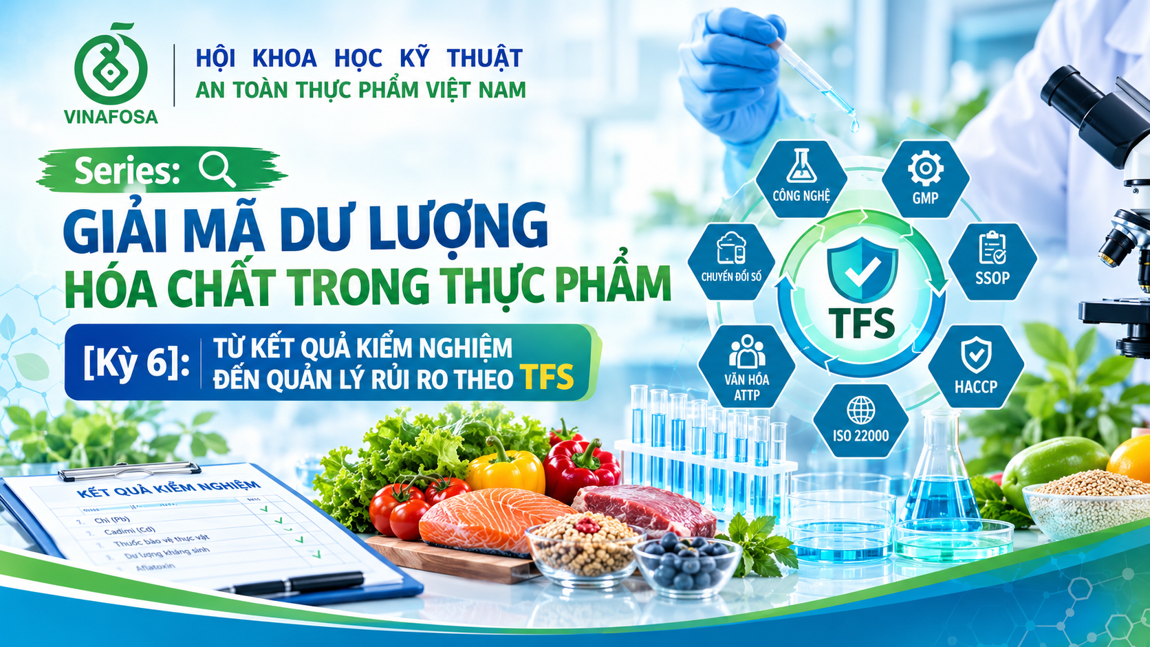 TFS: Tìm hiểu cách chuyển kết quả kiểm nghiệm thành hành động quản lý rủi ro, kết hợp đánh giá nguy cơ, truy xuất nguồn gốc, giám sát và cảnh báo sớm.